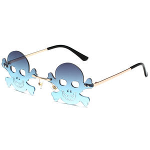 Gafas <span class=keywords><strong>de</strong></span> Sol <span class=keywords><strong>de</strong></span> calavera para <span class=keywords><strong>mujer</strong></span> con <span class=keywords><strong>esqueleto</strong></span> <span class=keywords><strong>humano</strong></span> sin montura a la moda 2023 nuevas gafas ovaladas Punk para hombres divertidas gafas <span class=keywords><strong>de</strong></span> decoración para fiesta <span class=keywords><strong>de</strong></span> Halloween - Product Image 6