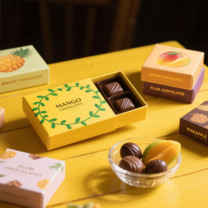 Cartone rigido personalizzato personalizzato imballaggio di nozze cajas para galletas cibo celebrazione cioccolato scatola di carta da imballaggio - Product Image 5