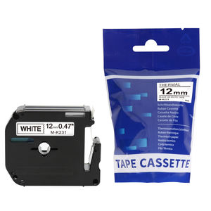 Aimo 12mm Negro Escritura Cinta blanca Cassette táctil <span class=keywords><strong>M</strong></span>-<span class=keywords><strong>k231</strong></span> Mk231 Mk 231 <span class=keywords><strong>M</strong></span> K231para cartucho Brothe - Product Image 3