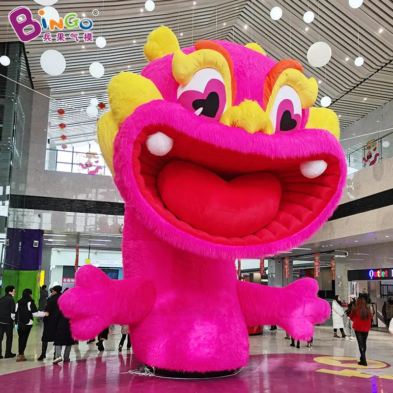 2024 publicidad personalizada dragón inflable Año Nuevo dibujos animados decoración gigante inflable dragón chino