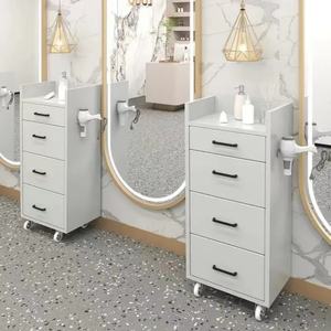 Chariot de coiffure en métal européen Daisy, le plus populaire en 2024, vente en gros d'usine - Product Image 1