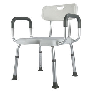 Taburete de ducha redondo de aluminio ligero, asiento de bañera para personas mayores o discapacitadas, equipo de seguridad para el baño - Product Image 1