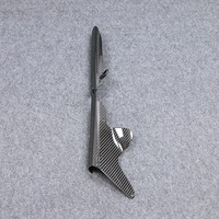 Cache-chaîne en carbone sec 3K pour moto Kawasaki ZX-10R 2021-2025, protection arrière légère pour l'axe de la chaîne, ajustement OEM, anti-éclaboussures, pré-percé
