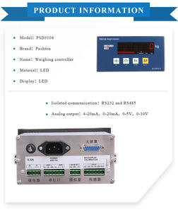 The Most Popular <strong>Industrial</strong> Control Weighing Instrument with an Aluminum Alloy Casing and a 485 Communication Printer - Product Image 6