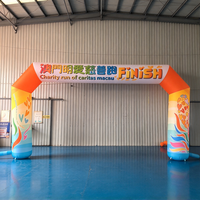 Arche gonflable personnalisée en tissu Oxford pour course caritative, événement sportif, publicité et décoration commerciale