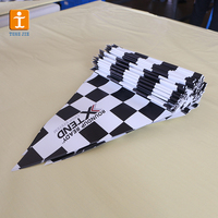 Guirlande de fanions réutilisable, personnalisable avec logo, fanions triangulaires en polyester pour décoration