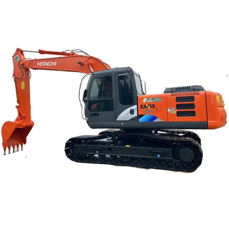 20 TON nuovo arrivo HITACHI ZX200 escavatore originale del Giappone utilizzato idraulico cingolo scavatore a basso prezzo per la vendita