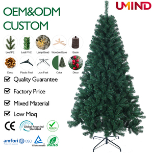 UMIND Holiday Decorative <strong>Christmas</strong> <strong>Trees</strong> Outdoor <strong>Slim</strong> 100% PVC <strong>Christmas</strong> <strong>Tree</strong> for Decoration - Product Image 1