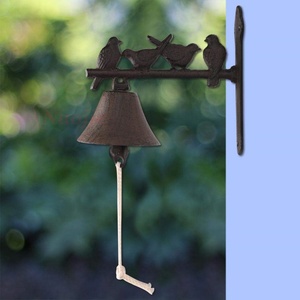 Made In China Vintage Glocke Hausgarten Dekoration Gusseisen Geschenk Türklingel - Product Image 3