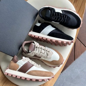 Chaussures décontractées de luxe pour femmes, en cuir de vachette de haute qualité, à semelle épaisse, respirantes et confortables pour la marche, printemps, automne, été - Product Image 2