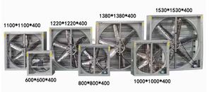 Ventilador Extractor de Aire de Láminas Radiales de Alta Resistencia con Transmisión por Correa, Silencioso, para Uso en Avicultura, en Venta - Product Image 1