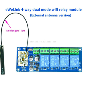 1/2/3/4 चैनल डीसी 7-24v स्मार्ट होम ऑटोमेशन वाईफाई रिमोट कंट्रोल स्विच ब्लू डुअल मोड वायरलेस रिले मॉड्यूल - Product Image 4