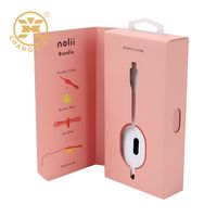 Boîte en papier personnalisée avec trou de suspension pour données, câble Usb, écouteurs, téléphone portable, couleur, affichage pliable, emballage, boîte en forme de boîte