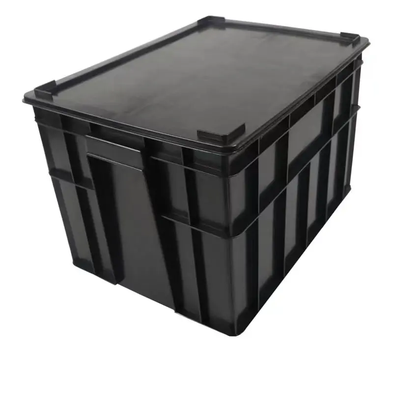 155X105X55mm ESD Case Rectangular Black Antistatic Small Container Box