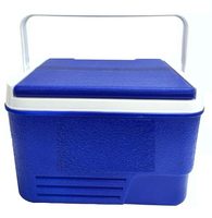 Glacière rigide isotherme 6L pour extérieur, pêche, aliments, bière et vin, avec poignée