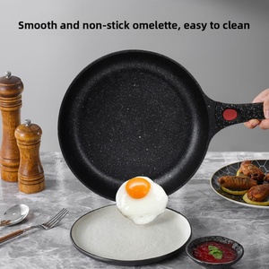 Detachable <b>Handle</b> Aluminum Non-stick Frying <b>Pan</b> Space Saving Induction Cookware Set Removable <b>Handle</b> Skillet for Home & Camping - Product Image 3