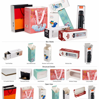Boîte en carton ondulé robuste et écologique pour l'emballage cadeau, présentable, pour bouteille d'eau, boutique de détail