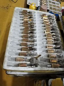 Muestra disponible de latón macizo KIK, perilla de cilindro para llave, cerradura de puerta, Cerraduras de grado 2, Perno muerto de un solo cilindro - Product Image 4