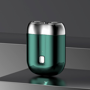 Mini Electric <strong>Shaver</strong> For Men Pocket Dual Head <strong>Shaver</strong> <strong>Rechargeable</strong> Compact <strong>Travel</strong> Blue Electric Razor - Product Image 1