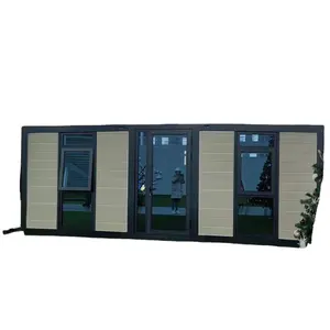 Personalización de lujo 20ft 40ft Australian Standard Flat Top Extensible Container House con 2 dormitorios