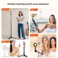 Junhong JH003 Trépied magnétique rétractable pour télécommande, support de téléphone pour diffusion en direct depuis le lit