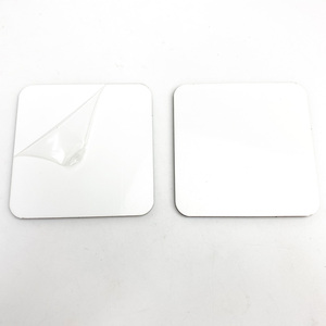 Lot personnalisé <span class=keywords><strong>de</strong></span> sous-verres aux couleurs vives, résistants au soleil, avec art personnalisé, expédition rapide, petits lots, supports vierges pour sublimation, sets <span class=keywords><strong>de</strong></span> <span class=keywords><strong>table</strong></span> - Product Image 3