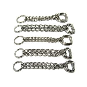 परिवर्तशी हॉट बिक्री लक्जरी क्लासिक बहु आकार समायोज्य स्टेनलेस स्टील वेल्ल्ड सर्कल रिंग मार्टिंगेल कुत्ते आधा चोक श्रृंखला - Product Image 1