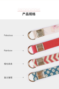 Correa de yoga 100% poliéster duradera con estampado personalizado Digital - Product Image 6