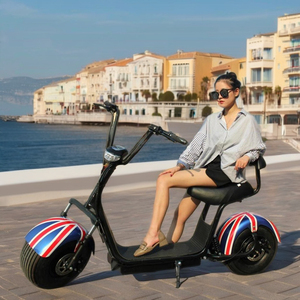 新款Citycoco电气1000w超能力电动滑板车25千米/h两辆大轮滑板车电动特价男士 - Product Image 1