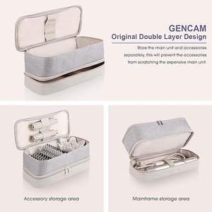 Borsa per asciugatrice alla moda Kit di strumenti per parrucchieri con cerniera per asciugacapelli scatola da viaggio borsa arricciacapelli elegante borsa per il trucco per capelli - Product Image 4