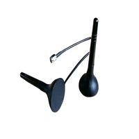Antenne WiFi 2.4G en Cuivre Pur 12dBi avec Base Magnétique de 30mm et Aimant Puissant