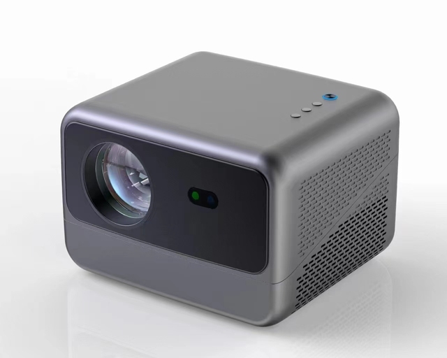 Gaoke GK-N1 1080P LCD Projector with 500 Lumens 2.4G/5G WiFi Portable Design for Home Theater (1-Year Warranty)