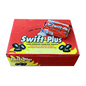Carbón para Shisha YKS, Redondo, Negro, 33mm*600 Piezas, Encendido Rápido, Tiempo de Combustión de 50-60 Minutos, 3% de Ceniza - Product Image 4