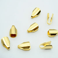 Clips en cuivre faits main DIY à bouche plate et bec de canard, fermoirs à souder pour chaîne serpent plate, vente en gros, personnalisables en usine