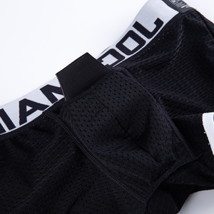 <span class=keywords><strong>Boxer</strong></span> da Uomo a Vita Bassa in Maglia Traspirante con Imbottitura Finta per Glutei, Eco-Friendly, Push-Up, per Palestra - Product Image 4