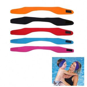 Bandeau de natation antidérapant en néoprène pour enfants et adultes, maximisant la protection, avec bouchons d'oreille inclus (cadeau) - Product Image 1