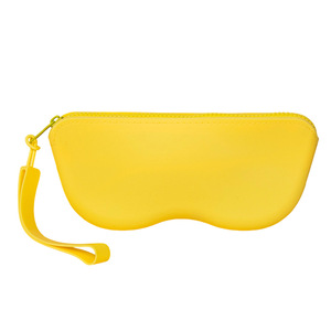 Silicone <b>Glasses</b> Pouch with Carrying Strap Soft <b>Slim</b> <b>Glasses</b> <b>Case</b> Eyewear <b>Case</b> for Daily Use and Travel - Product Image 5