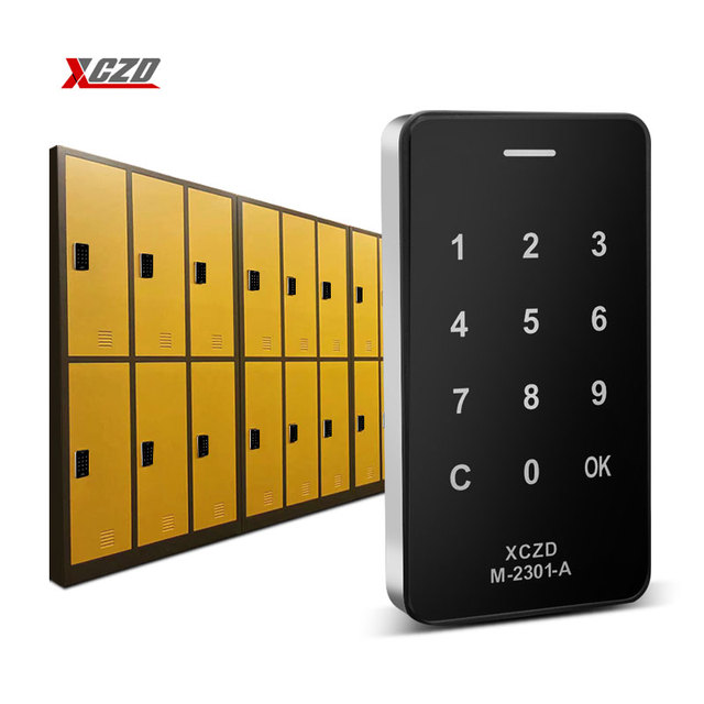 Zinc Alloy Gym Popular Locker Keyless Digital Lock Electronic Cabinet Lock Digital Cabinet Intelligent Lock