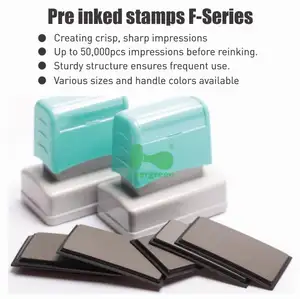 Customized Pre Inked Flash Stamps F-Series Dual Foams Stamps Available In Various Sizes