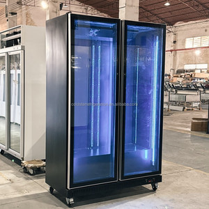 Vitrine commerciale 2026 entièrement vitrée à 2 portes avec réfrigération circulante pour la préservation de la fraîcheur - Product Image 6