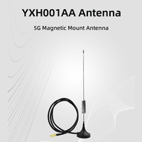 Antenne magnétique 4G LTE à gain élevé 700-2700MHz 4.5dBi mâle IP65 étanche avec câble de 1,5M pour routeur de véhicule et passerelle IoT