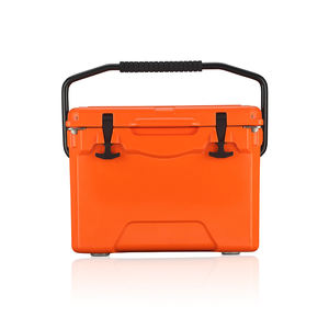 Wholesale Best Custom Portable Camping Metal Rotomolded Ice Chest Fishing Insulated Hard Cooler Box Set with Handle