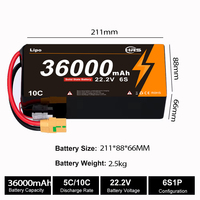 Аккумулятор твердотельный 350 Втч/кг 36 Ач 6S 12S 14S 24S 36000 мАч для БПЛА, дронов дальнего радиуса действия, вертикального взлета и посадки