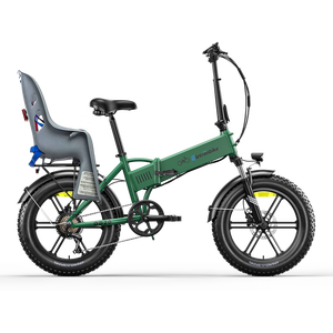 Bicicleta eléctrica plegable 20 pulgadas fábrica España compatible con asiento bebé freno hidráulico - Product Image 1