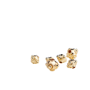 Perline placcate in oro 14K, distanziatore per occhi di libellula, quattro angoli sparsi, gioielli fai da te fatti a mano, collana a mano Acc - Product Image 1