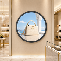Pantalla LCD Circular Digital de 15.7 Pulgadas, Color Personalizado, Pantalla Táctil Multipunto, Alto Brillo, Señalización Industrial para Comercio Minorista