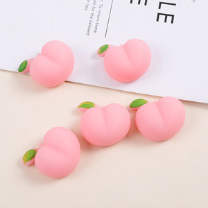 2025 Cross-Border Creative Pop Pink Peach Tuanzi Cute Children's Toy for Stress Relief Joyful Love Pinching Butt <b>Squeeze</b> Toy - Product Image 1