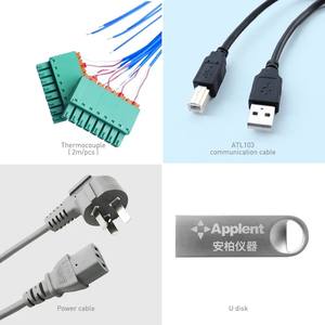 बहु चैनल तापमान डेटा लॉगर 32 लंबी अवधि की रिकॉर्डिंग और विश्लेषण के लिए पीसी सॉफ्टवेयर के साथ 32 इनपुट - Product Image 4