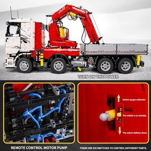Set di Costruzioni Educativo per Bambini: Camion Gru Pneumatica <span class=keywords><strong>Lepini</strong></span>, Regalo di Compleanno, Prezzo all'Ingrosso - Product Image 4