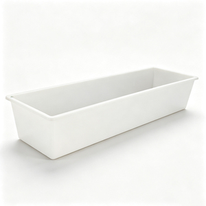 Plastic Sheep Goat Feed <strong>Trough</strong> With <strong>Metal</strong> Support Stand PP Livestock Feeding <strong>Water</strong> <strong>Trough</strong> for Farm - Product Image 4